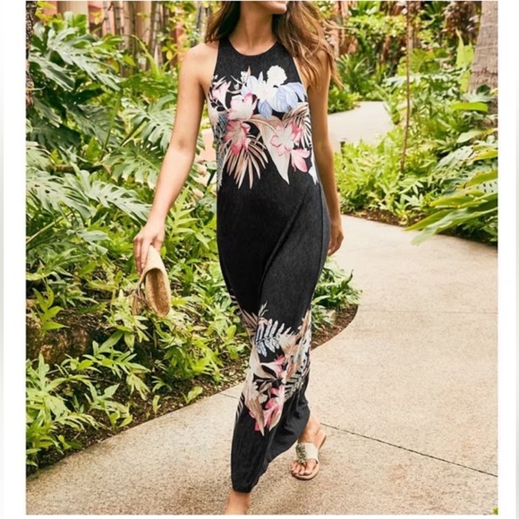 NWT Tommy BAHAMA Delicate Flora
Maxi Dress - Picture 1 of 14